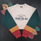 Sweat Jo Tricolor Areia