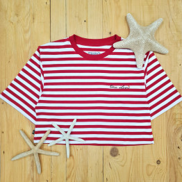 Tee Cropped Girl Riscas