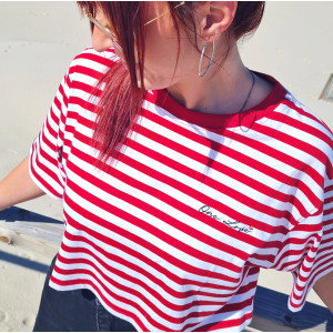 Tee Cropped Girl Riscas