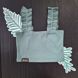 Top Folhos - Menta