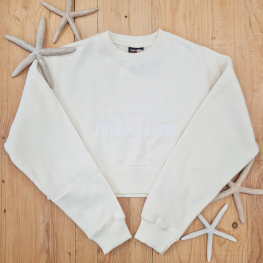 Sweat Cropped - Pérola