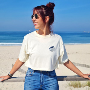 Tee cropped - Azulão