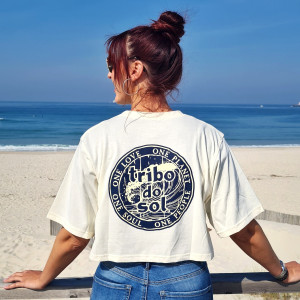 Tee cropped - Azulão