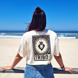 T-shirt Cropped Lion, 30 Anos - Pérola