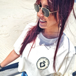 T-shirt Cropped Lion, 30 Anos - Pérola