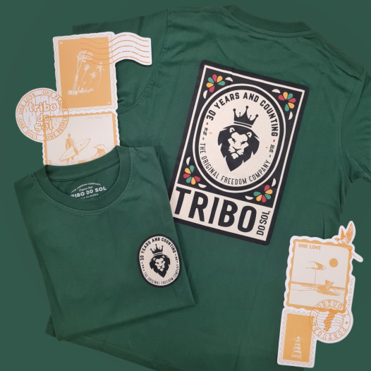 T-shirt Lion, 30 Anos - Verde
