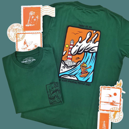 Tee Colab Armando Marquez, 30 anos Tribo - Verde