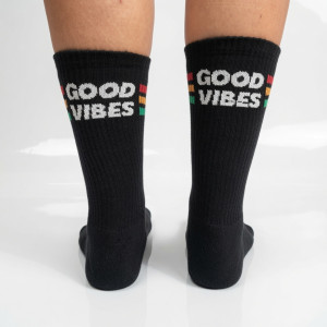 Meias Good Vibes - Preto