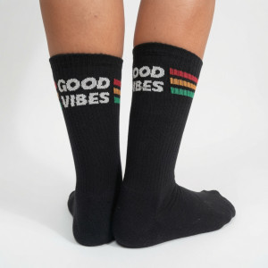 Meias Good Vibes - Preto