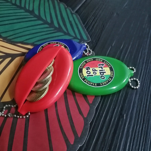 Porta- Moedas Borracha  - Vermelho