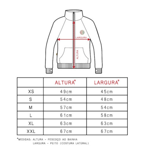 Casaco Gola Alta Original - Ferrugem