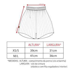 Calção Girl Canelado - Perl