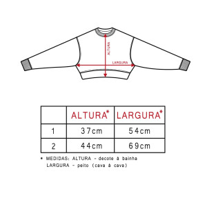 Sweat Cropped - Pérola