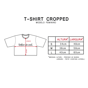 Tee Cropped Girl Riscas